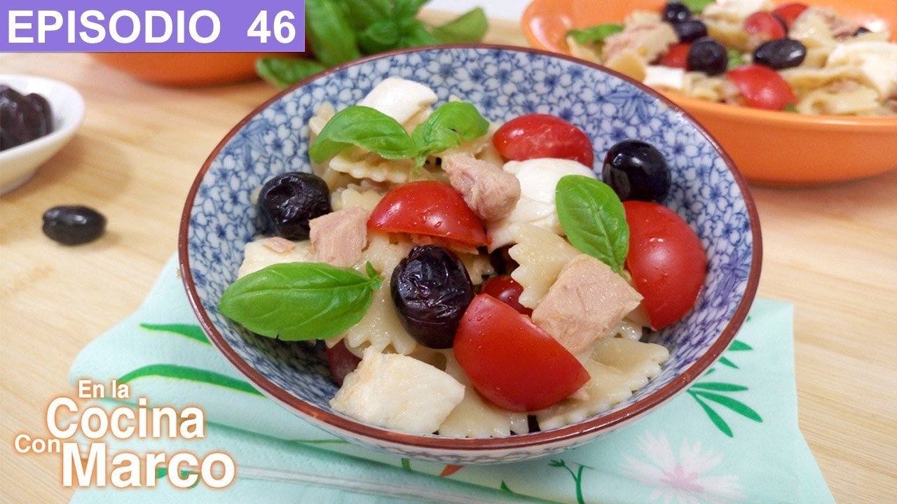 Ensalada de Pasta fria mediterranea