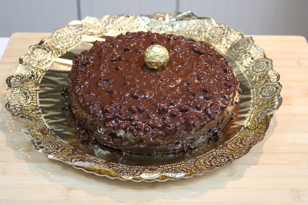 Tarta ferrero rocher