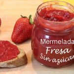mermelada de fresa sin azúcar