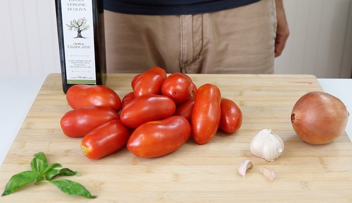 ingredientes salsa de tomate
