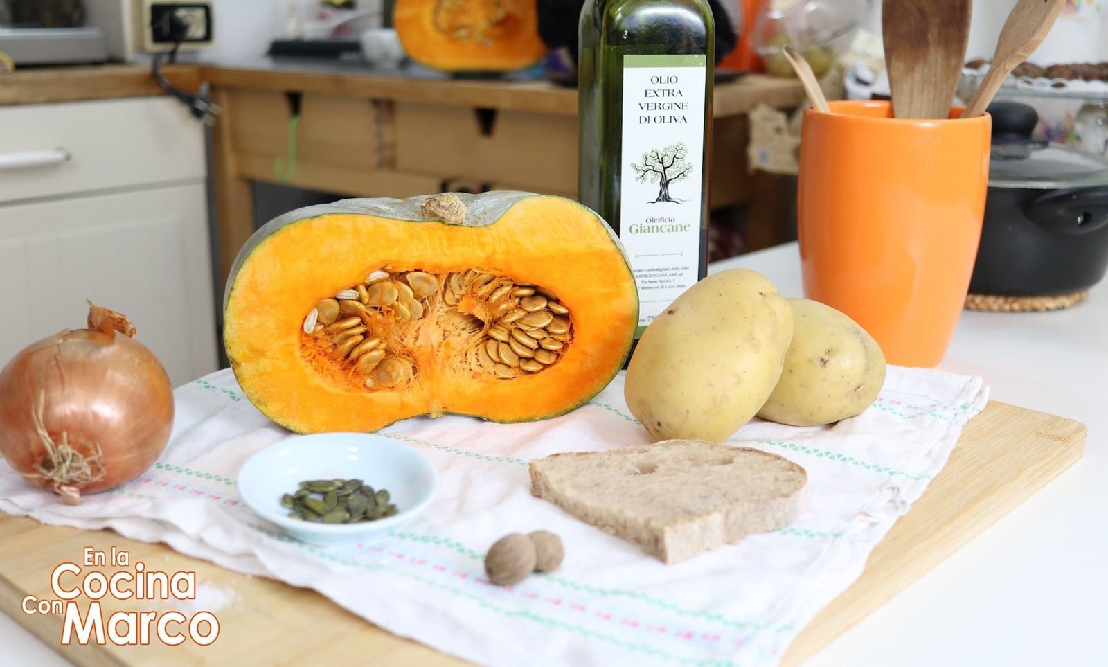 crema de calabaza receta