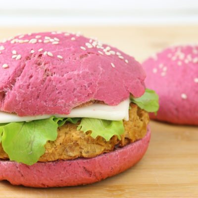 hamburguesas rosadas