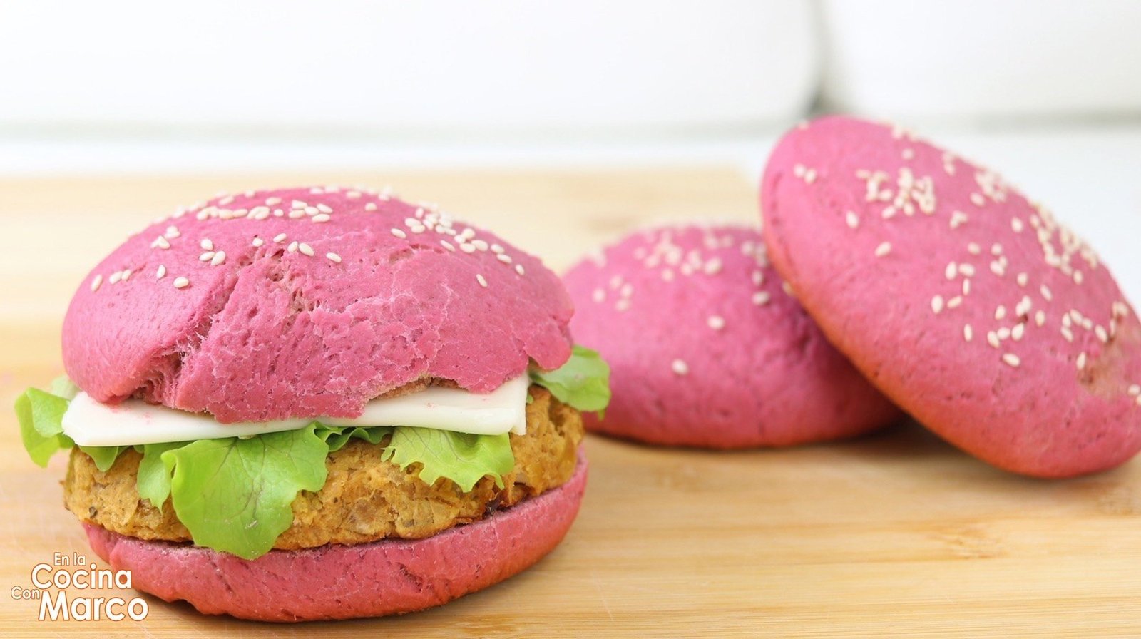 Hamburguesas rosadas receta
