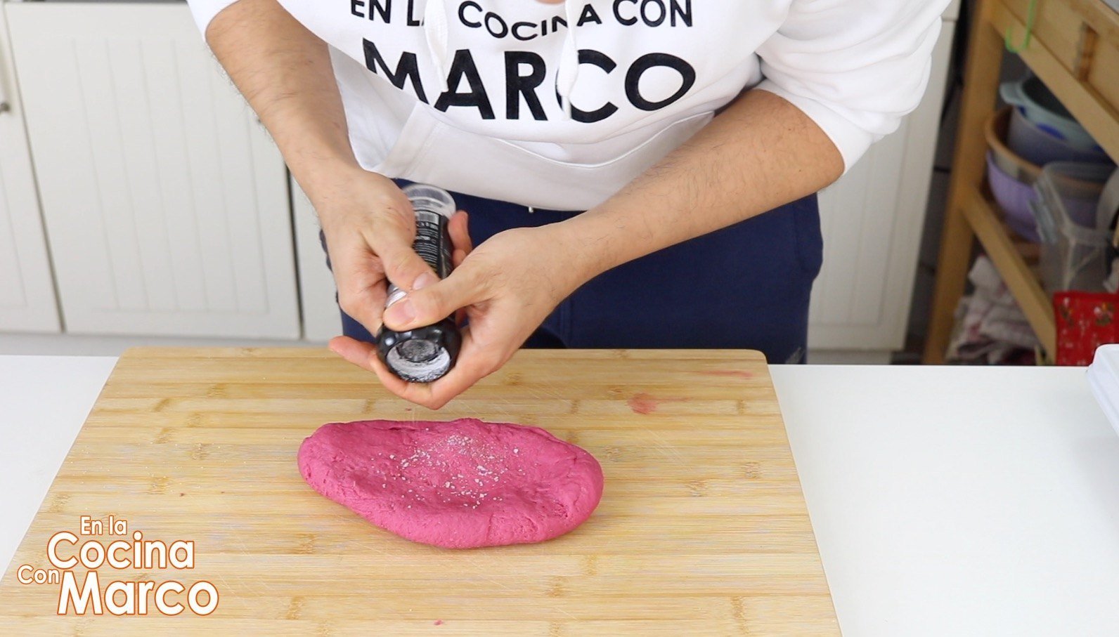 preparar pan rosado