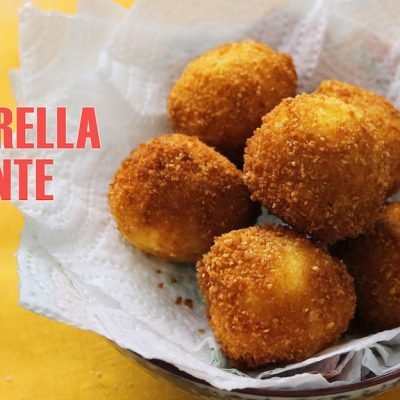 Bolitas de queso mozzarella