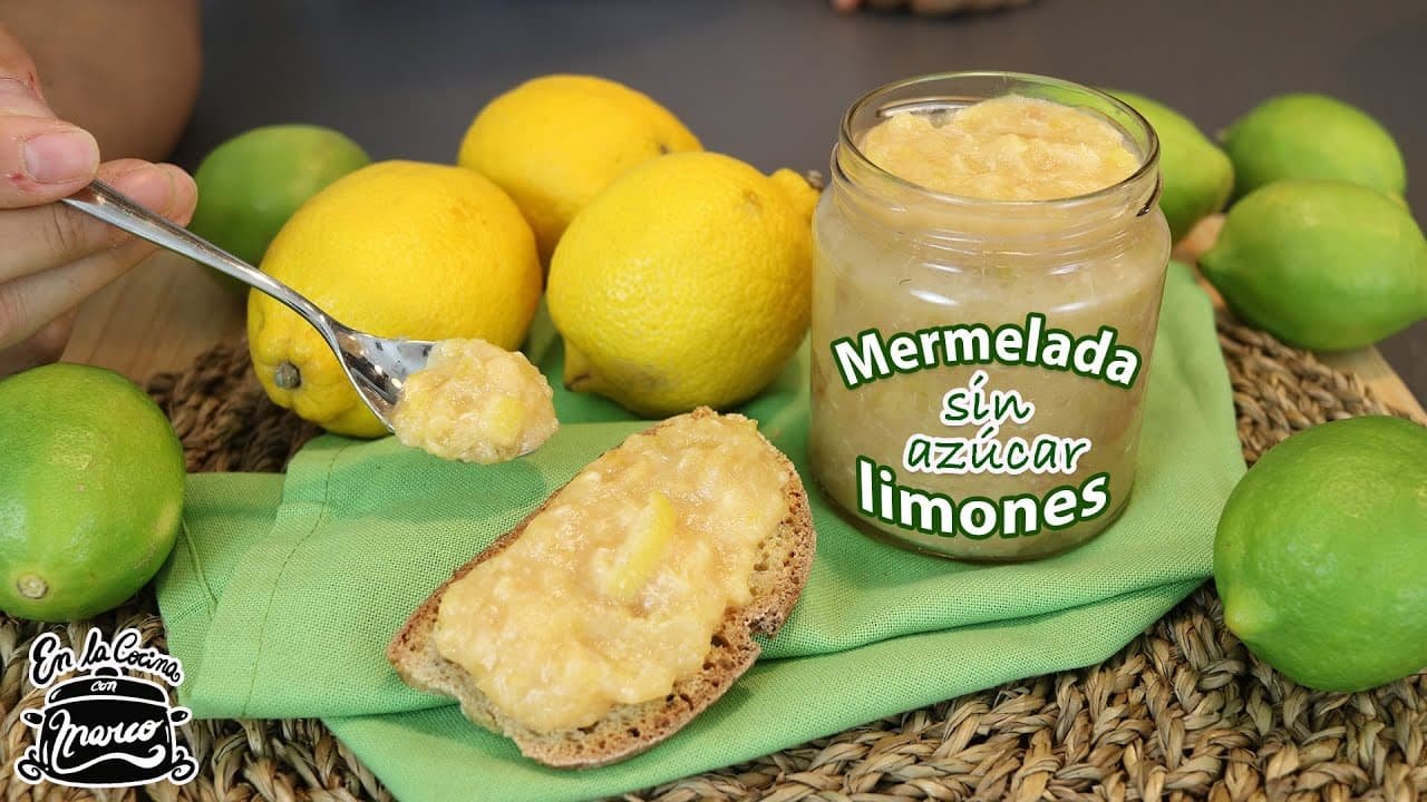 Mermelada de limón sin azúcar