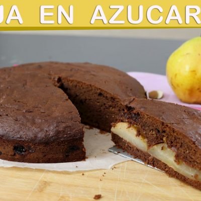 tarta pera y chocolate