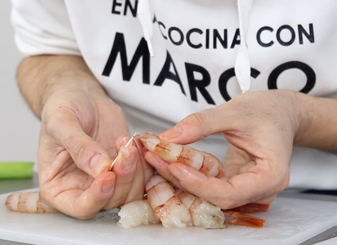 limpiar gambas