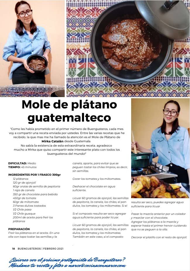 Buengusteros publicados en la revista
