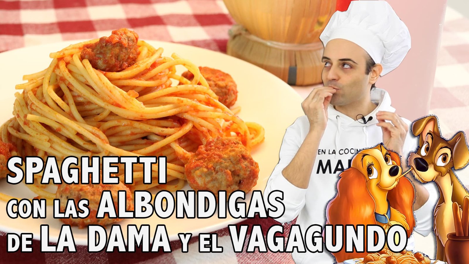 spaghetti con albondigas