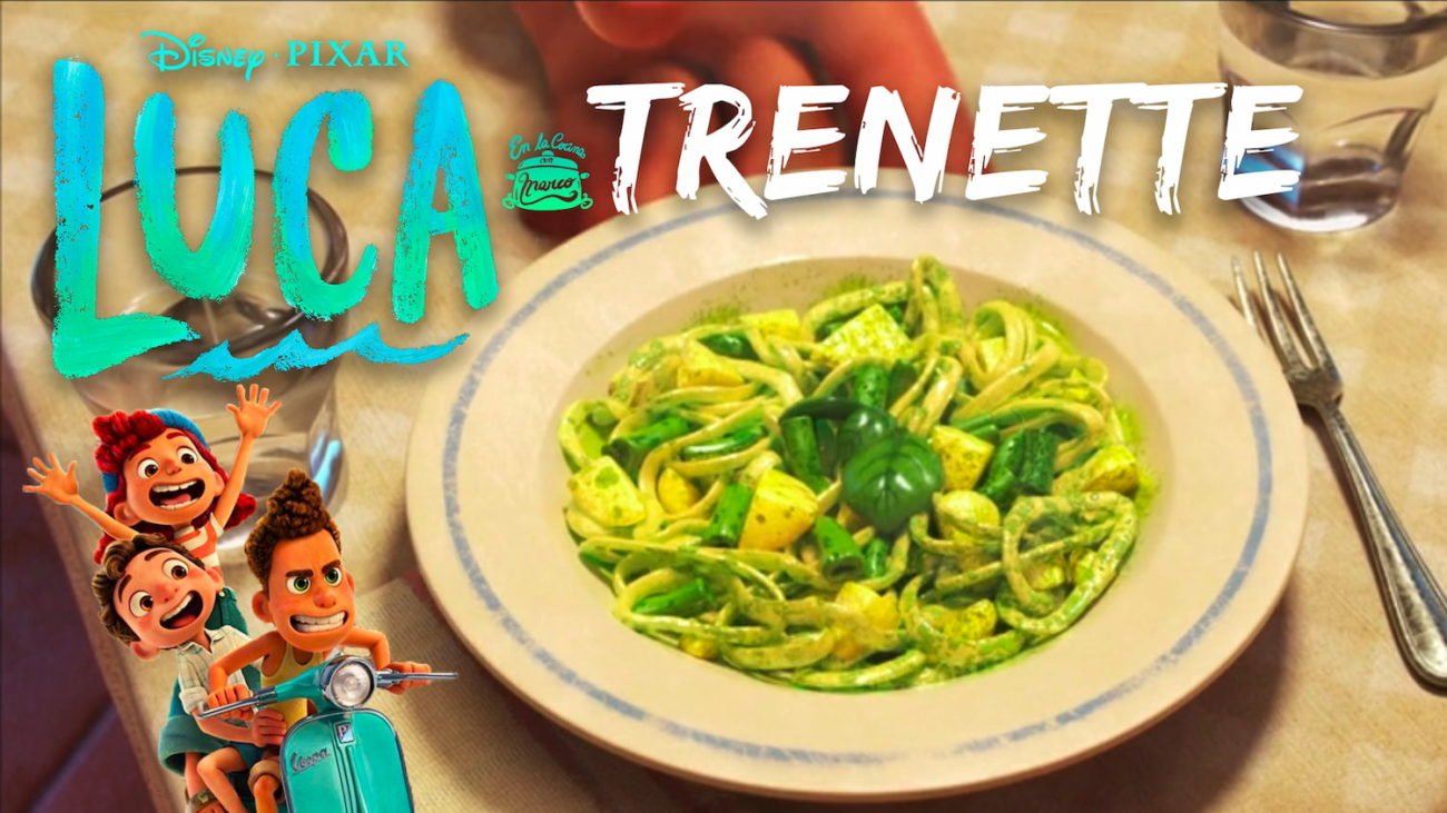 Receta Disney Pixar Luca – Trenette al pesto