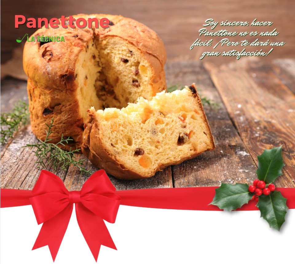Tecnica de cocina para preparar panettone tradicional italiano en casa