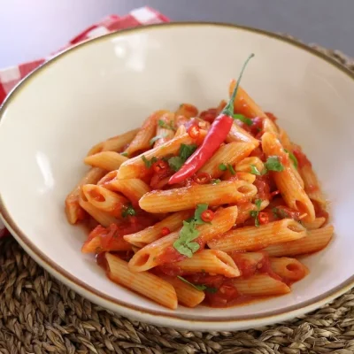Pasta salsa arrabbiata receta español