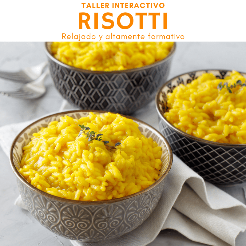 taller risotti curso de cocina online