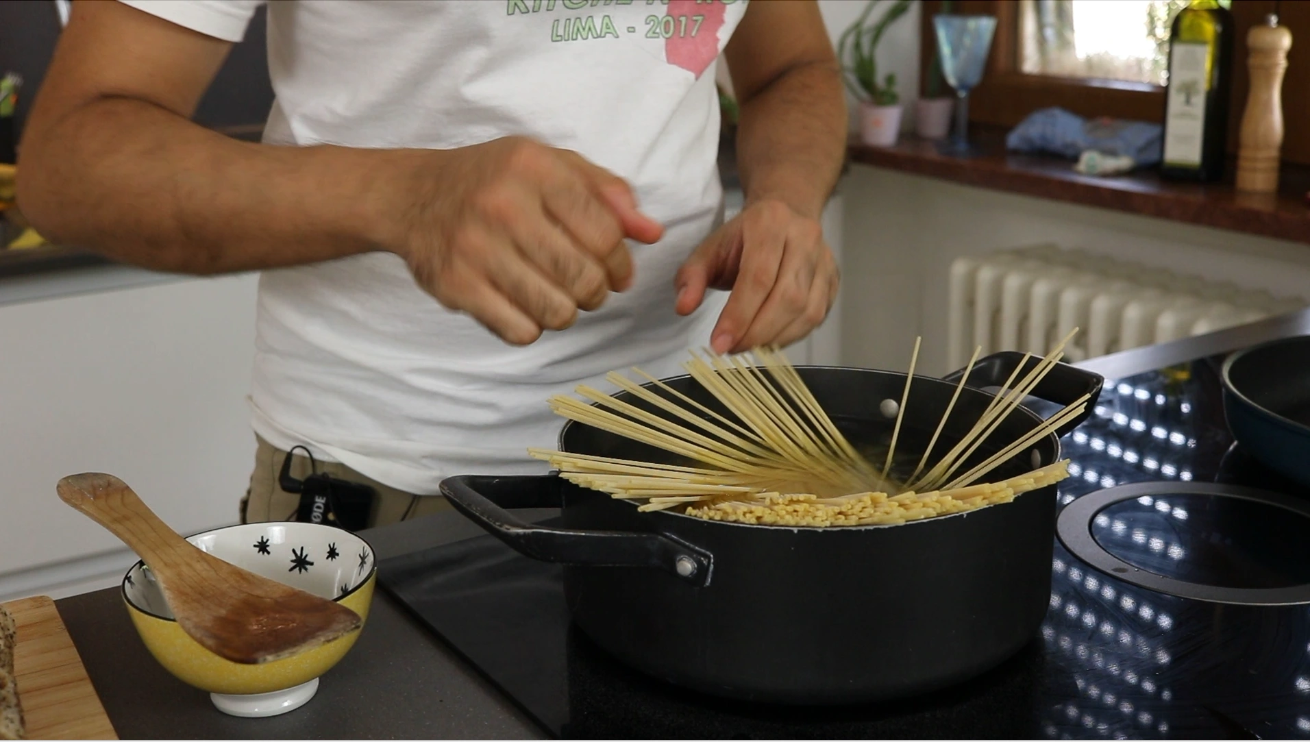 cocinar spaghetti