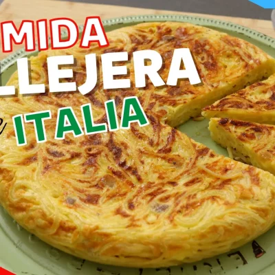 Tortilla de pasta receta tradicional