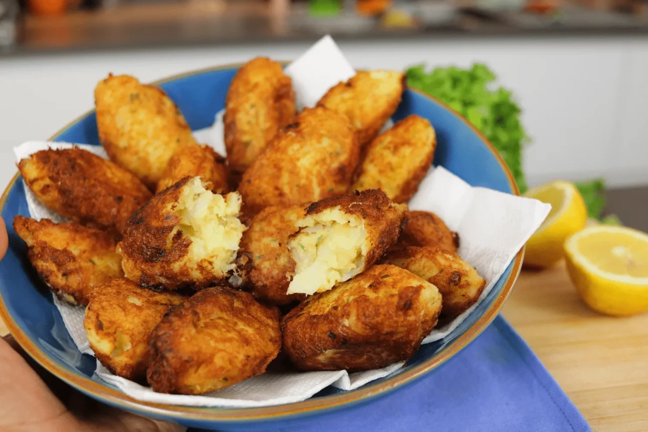 Buñuelos de bacalao a la portuguesa