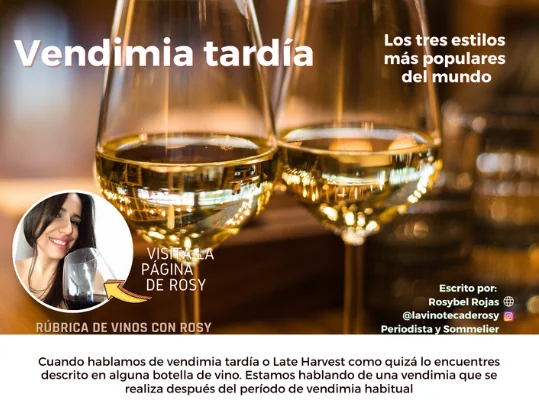 vendimia tardia rubrica de vinos