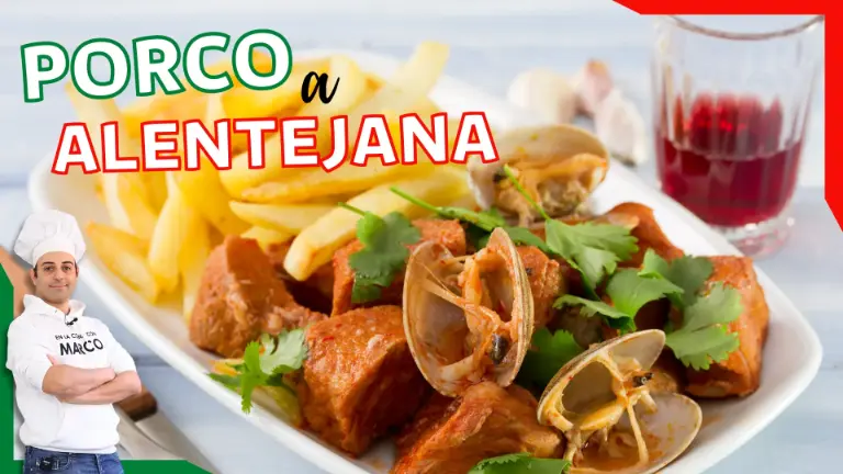 Carne de porco à alentejana receta en español