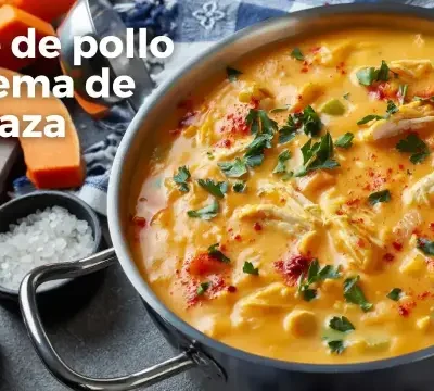 pollo con calabaza