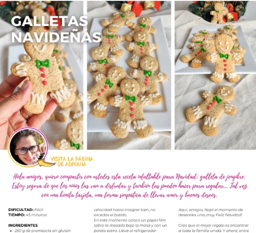 Galletas navideñas sin gluten buengusteros n31