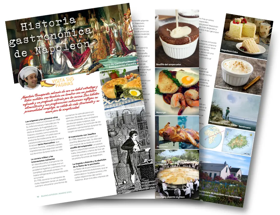 Historia gastronomica Napoleón